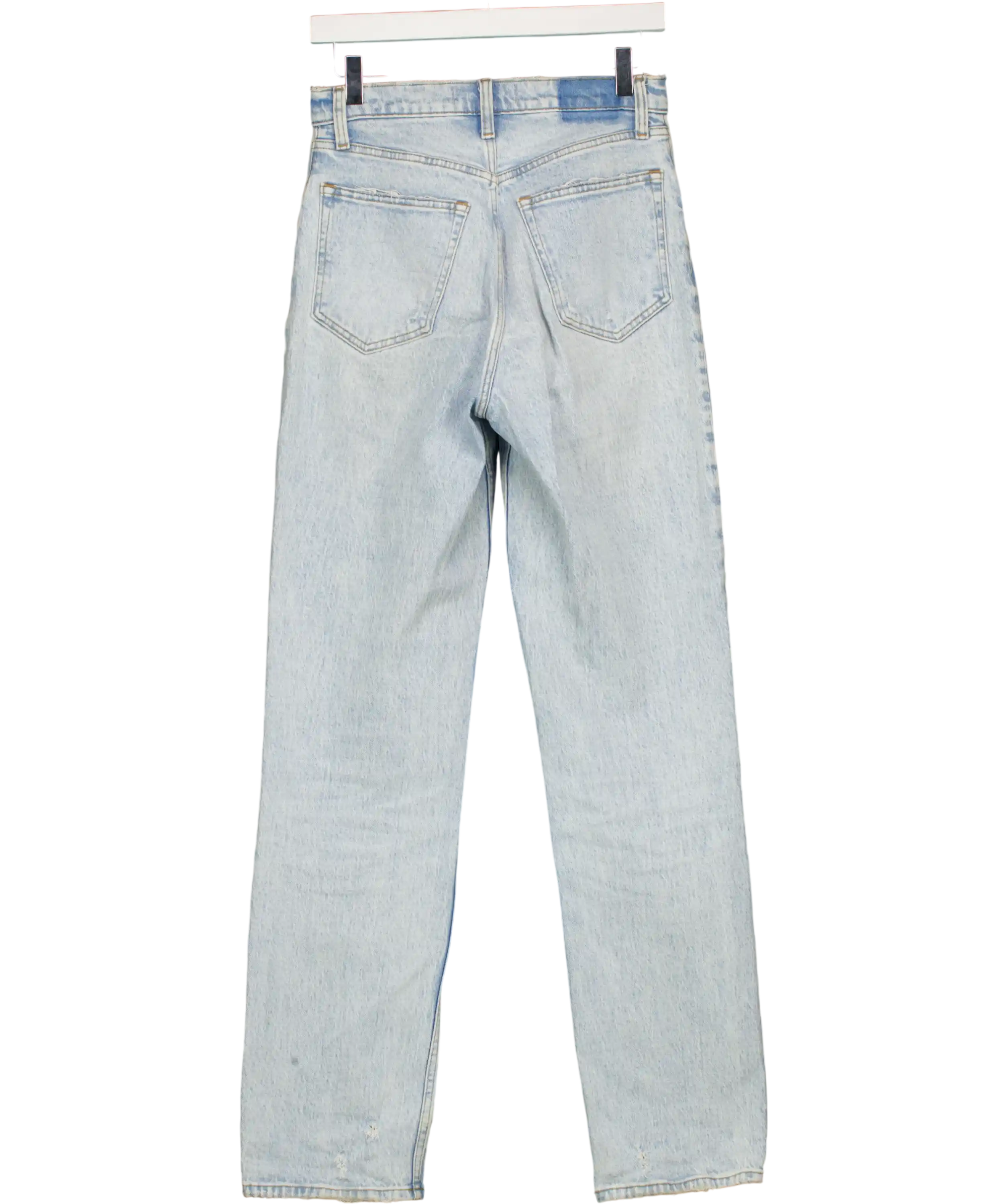 Abercrombie & Fitch Blue Curve Love Ultra High Rise 90s Straight Jeans Long W26