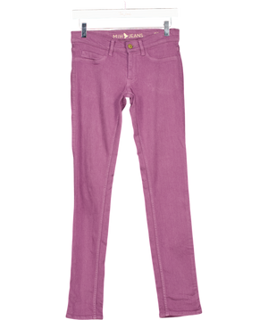 MIH Jeans Purple Vienna Low Rise Super Skinny Jeans W27