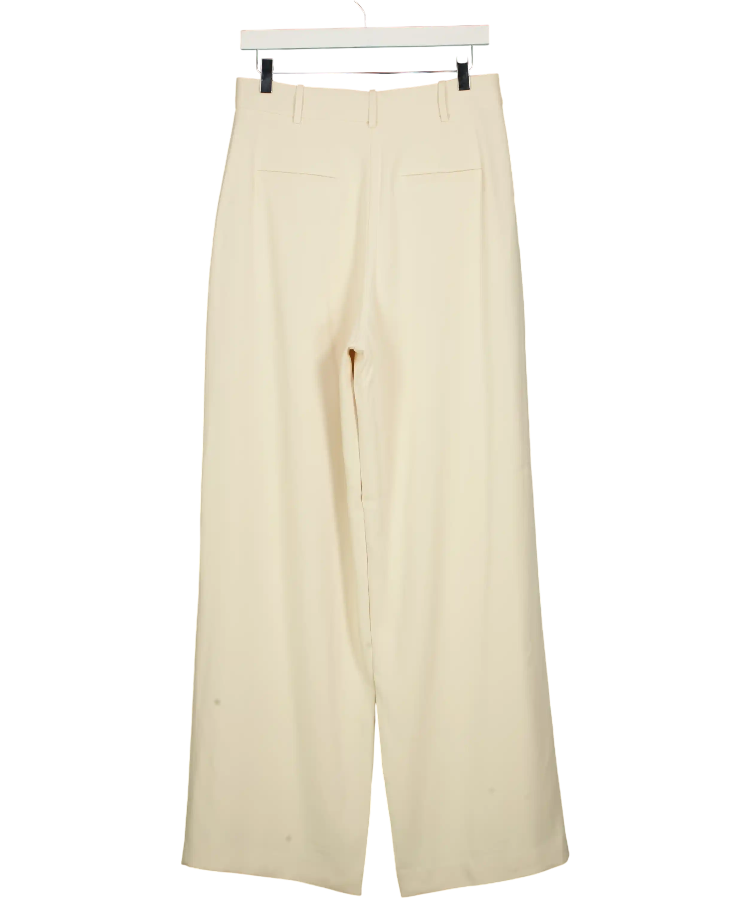 French Connection Harrie Tailored Trousers Classic Cream UK 12