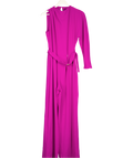 ZARA Purple Asymmetric Belted Jumpsuit UK S