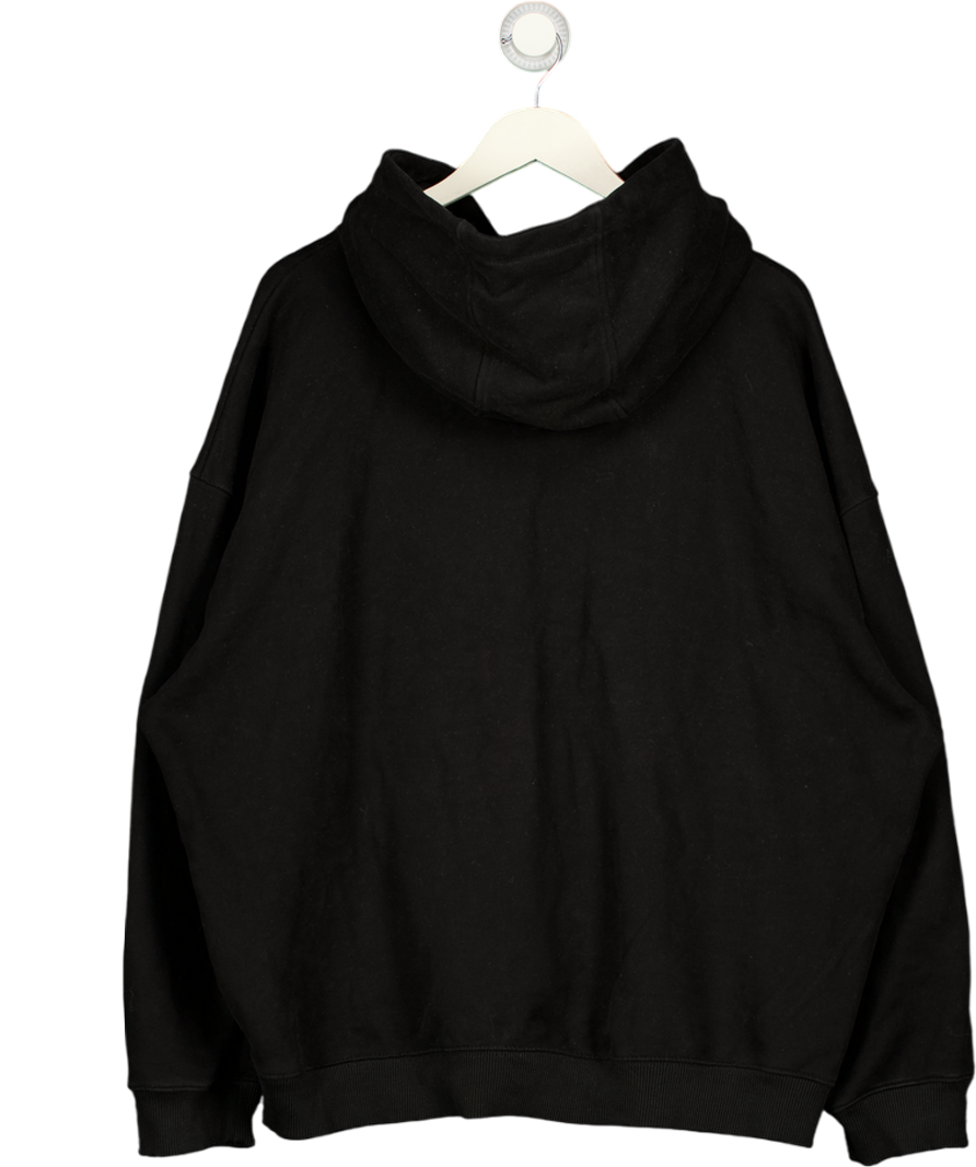 ADANOLA Black Oversize Logo Hoodie UK XL