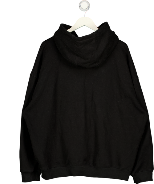 ADANOLA Black Oversize Logo Hoodie UK XL