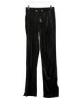Juicy Couture Velour Straight Leg Joggers With Crystal Back Logo In Black UK S