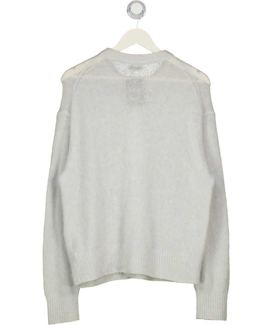 ZARA Blue Textured Lightweight Knit Carigan UK L