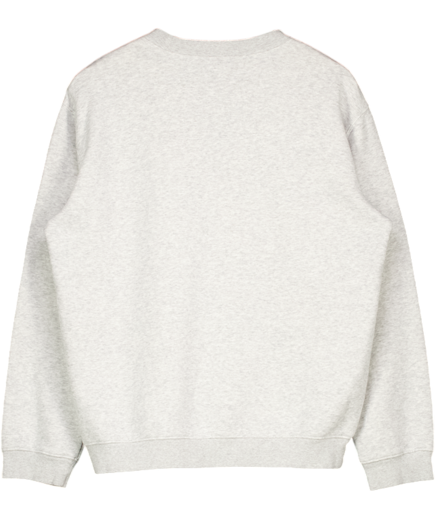 SKIMS Grey Cotton-blend Fleece Classic Sweatshirt UK M
