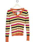 Polo Ralph Lauren Multicoloured Striped V-neck Knitted Jumper UK M