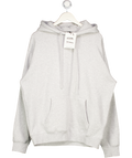 Icon Amsterdam Grey The Milan Oversized Hoodie UK M