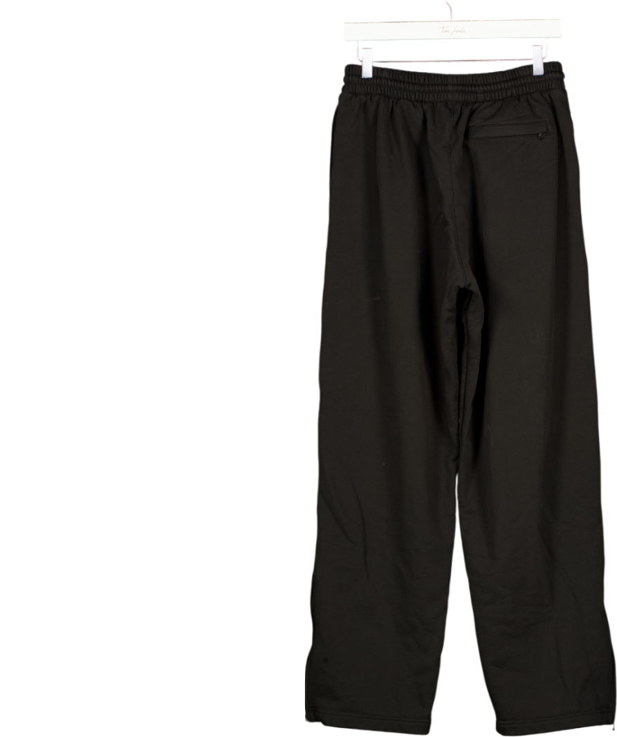 WARDROBE NYC Black + Hailey Bieber Cotton-jersey Wide-leg Sweatpants UK S