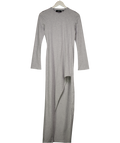 Represent Grey Long Sleeve Maxi Dress UK S