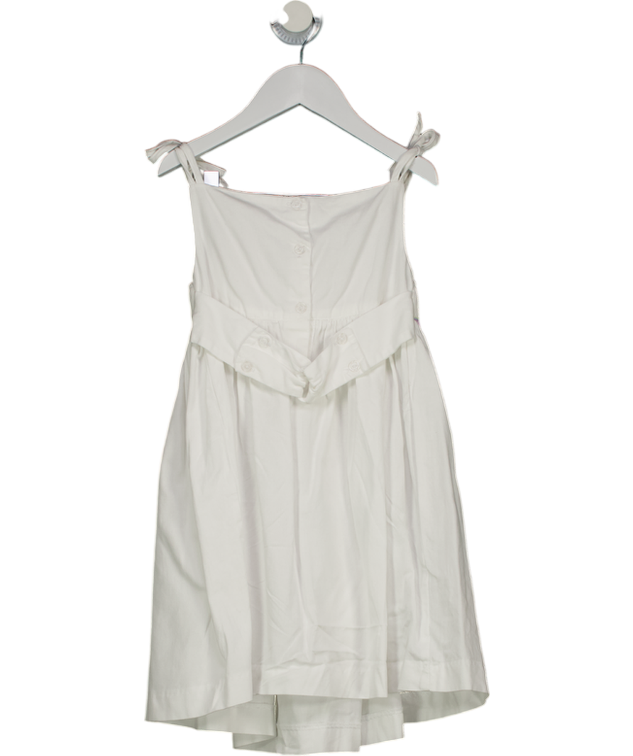 BLOOM IN White Cotton Smocked Dress With Fairy Embroidery 2 Years