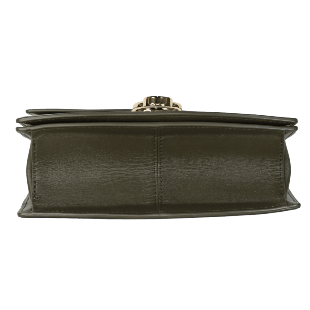 Cafune Green leather Pendulum Shoulder Bag - Reliked