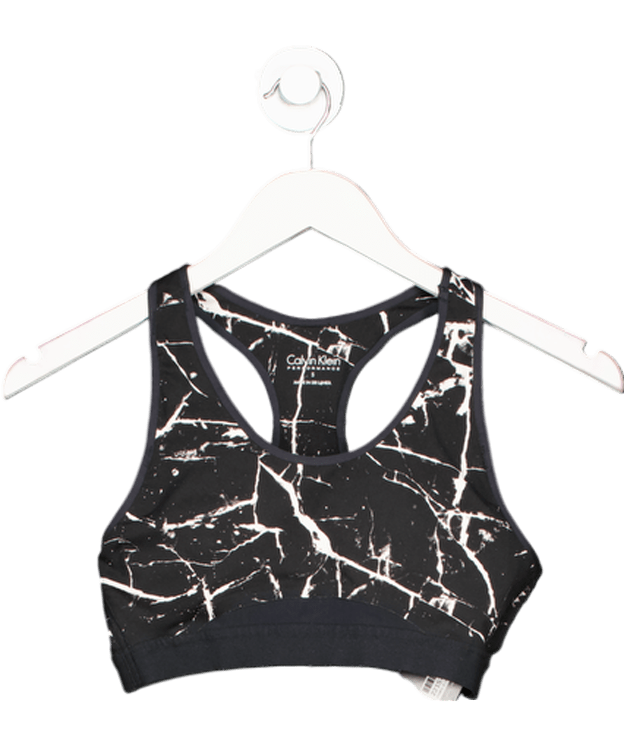 Calvin Klein Black Performance Sports Bra UK S - Reliked