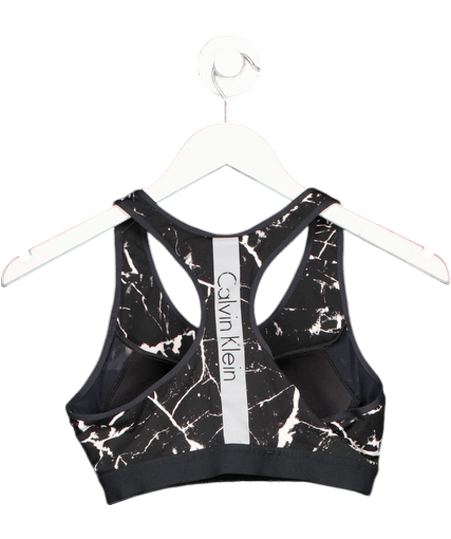 Calvin Klein Black Performance Sports Bra UK S - Reliked
