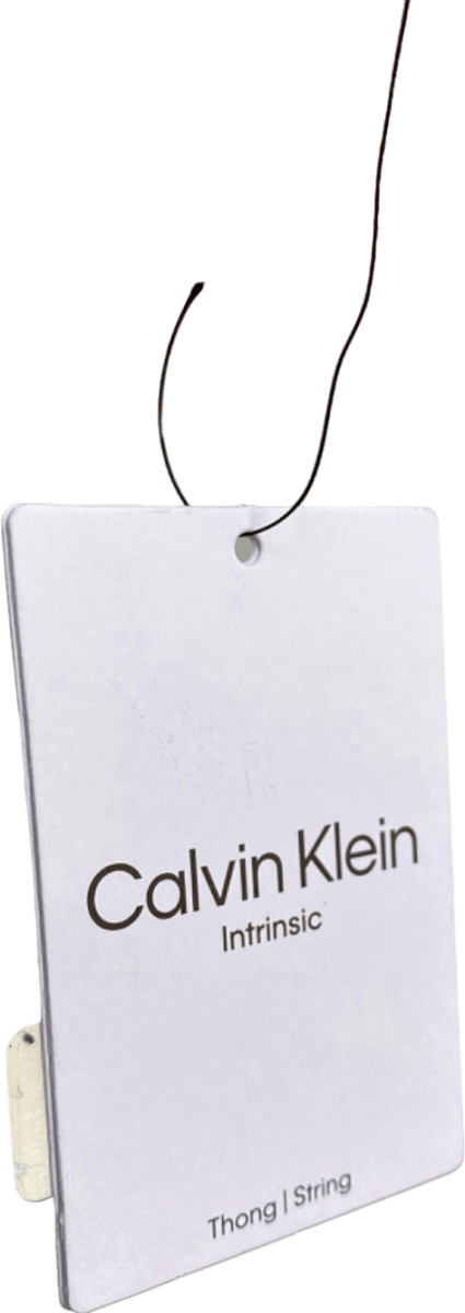 Calvin Klein Stone Grey Intrinsic Thong/String UK S - Reliked