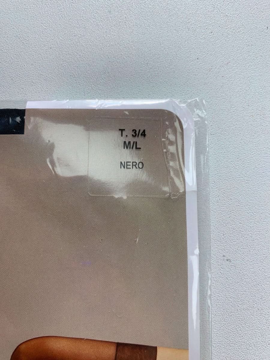 Calzedonia Nero Stockings Everyday Sheer Suspenders 20 Denier Appearance M/L - Reliked