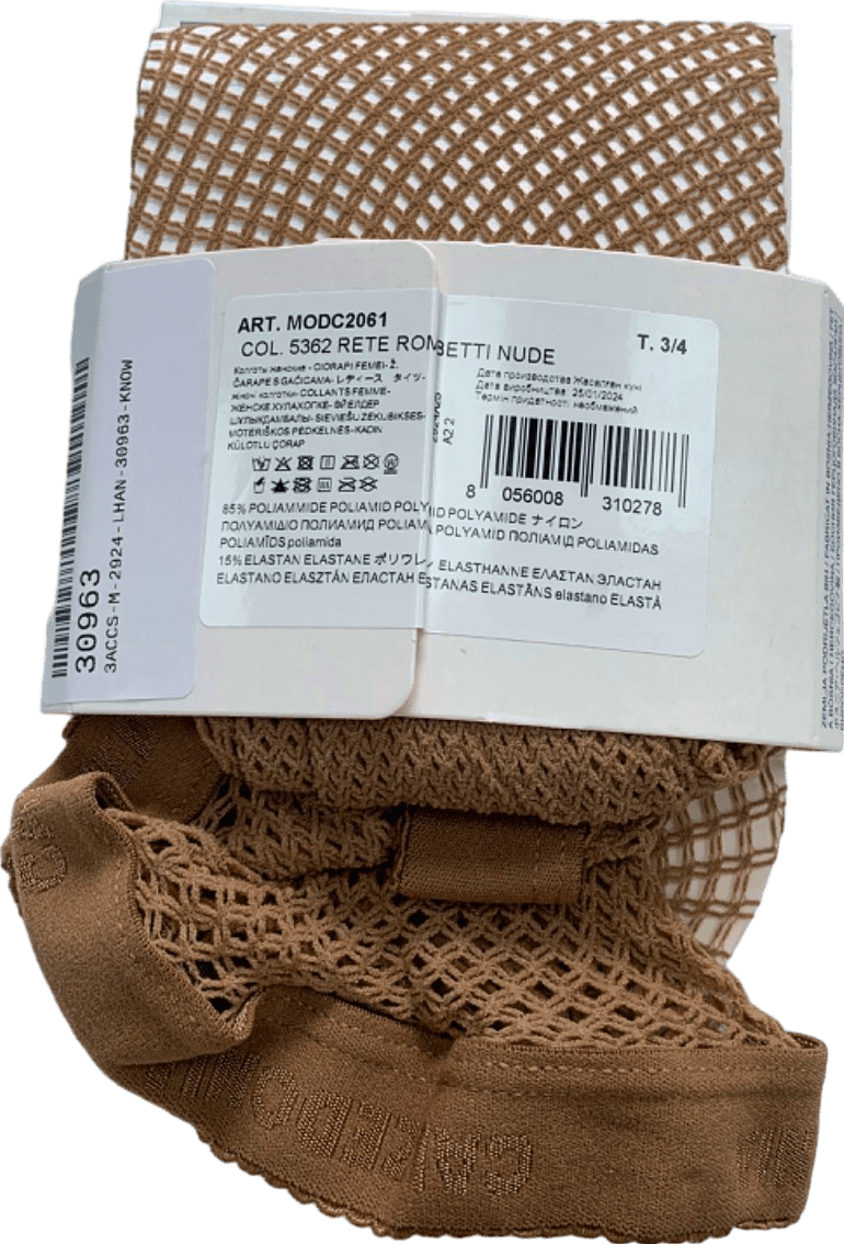 Calzedonia Nude Fashion Lights Fishnet Tights M/L - Reliked