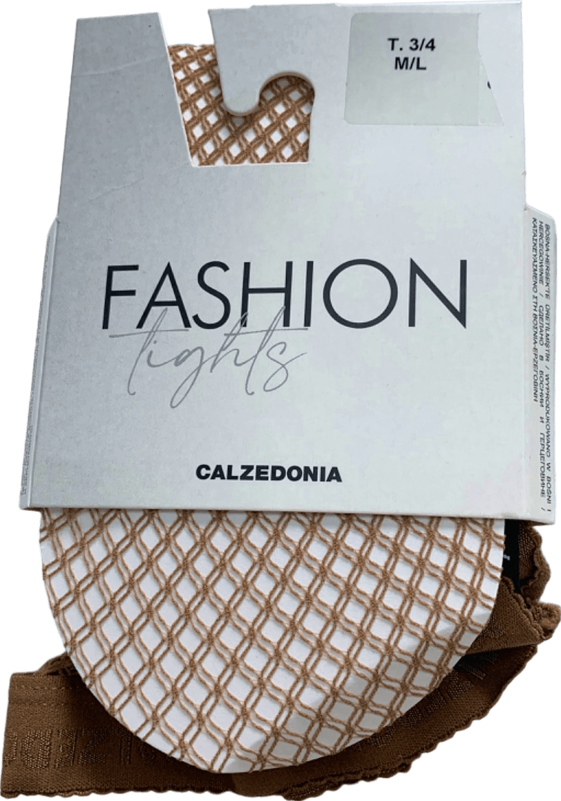 Calzedonia Nude Fashion Lights Fishnet Tights M/L - Reliked