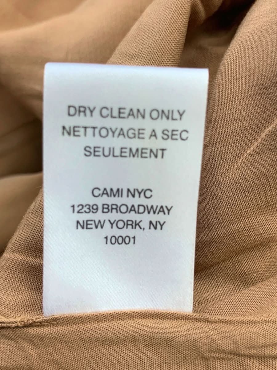 CAMI NYC Brown One - Shoulder Bodysuit UK S - Reliked