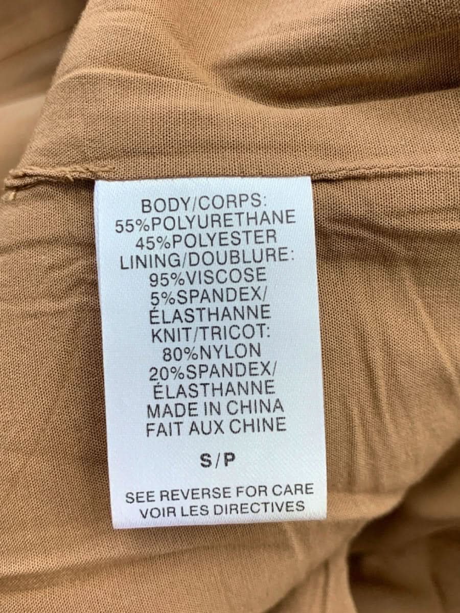 CAMI NYC Brown One - Shoulder Bodysuit UK S - Reliked