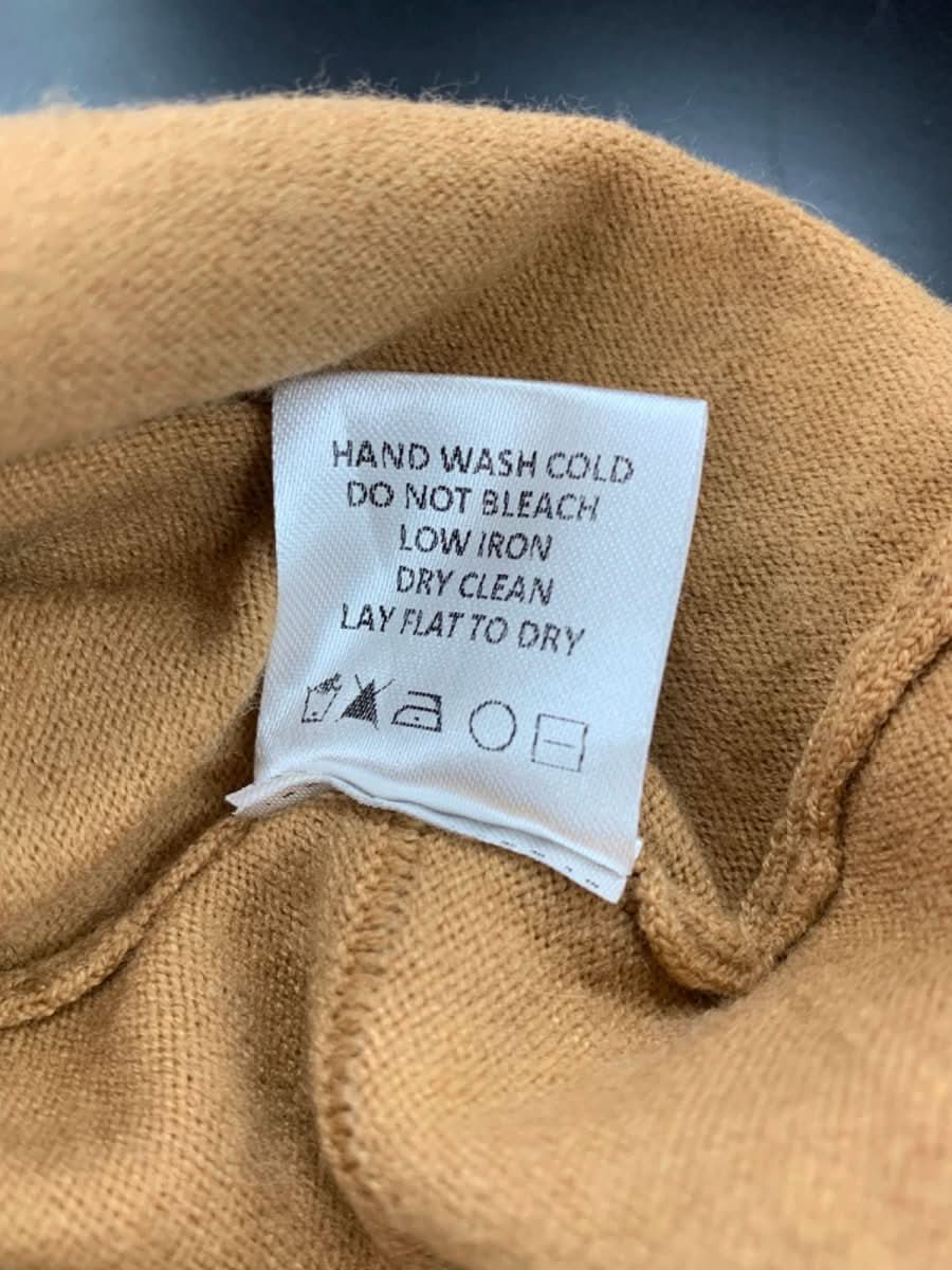 Camila Coelho Camel Cropped Zip - Up Sweater UK S - Reliked