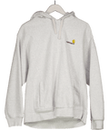 Carhartt Grey Hooded American Script Sweatshirt UK L - Reliked