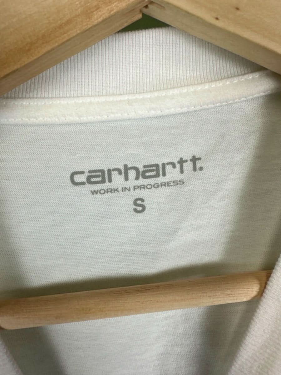 Carhartt White University Script Sleeveless t - Shirt UK S - Reliked