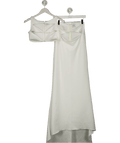 Caroline Bruce Bespoke White 2 - piece Top And Maxi Skirt Set UK S - Reliked