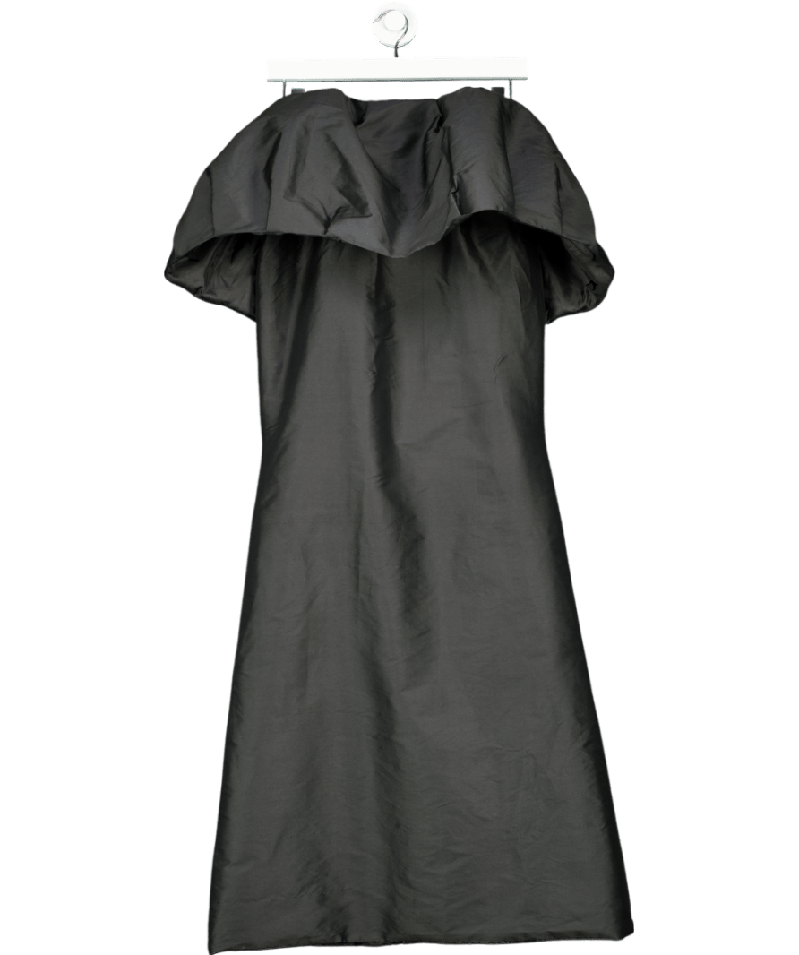 CAROLINE BRUCE Black 2 - piece Bandeau Top And Peplum Skirt Set UK XS - Reliked