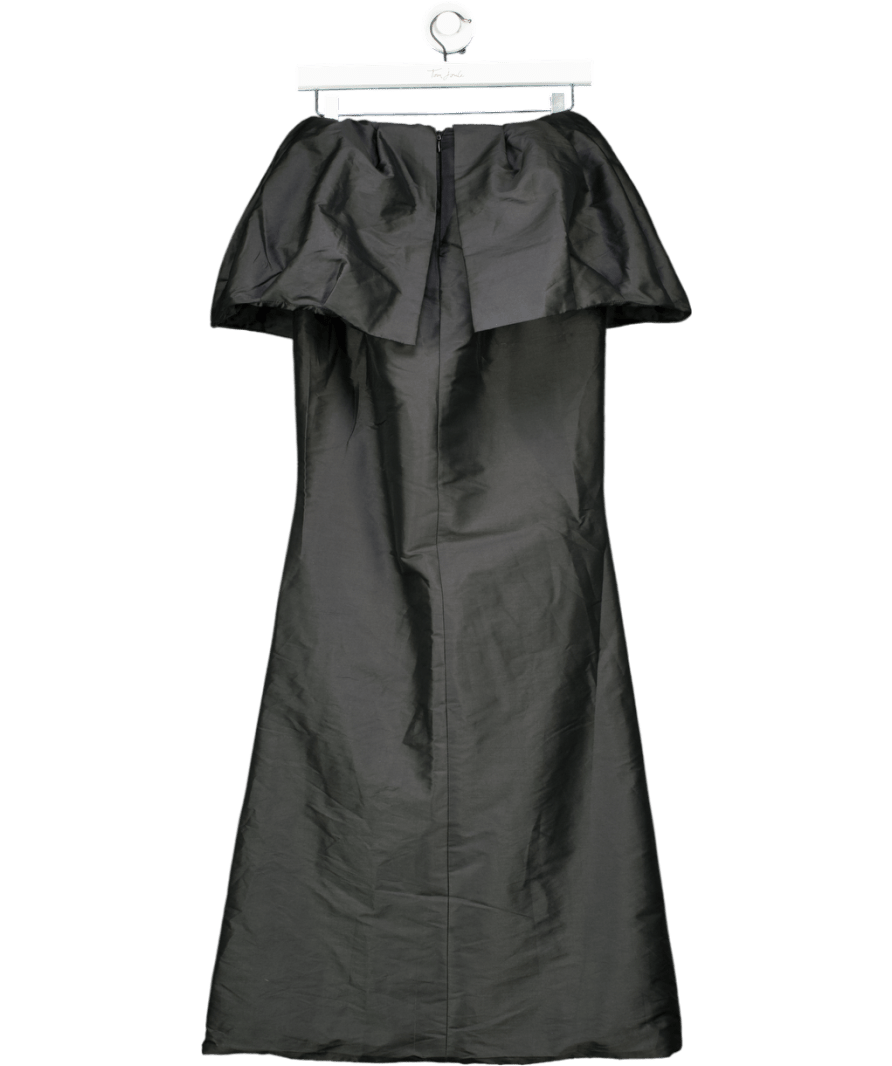 CAROLINE BRUCE Black 2 - piece Bandeau Top And Peplum Skirt Set UK XS - Reliked