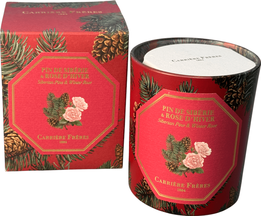 CARRIÈRE FRÈRES Bougie Pin De Sibérie Et Rose D'hiver Candle 185g - Reliked