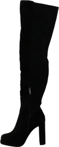 Carvela Black Microsuede Over The Knee Boots UK 3 EU 36 👠 - Reliked