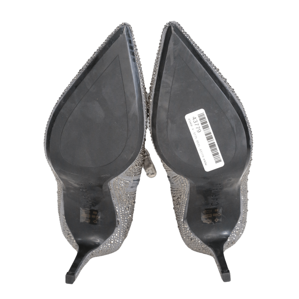 Carvela Grey Suded Crystal Embellished Ankle Boots UK 5 EU 38 👠 - Reliked