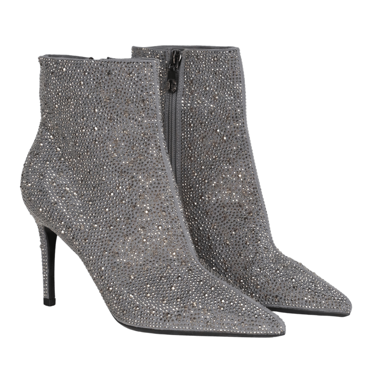 Carvela Grey Suded Crystal Embellished Ankle Boots UK 5 EU 38 👠 - Reliked
