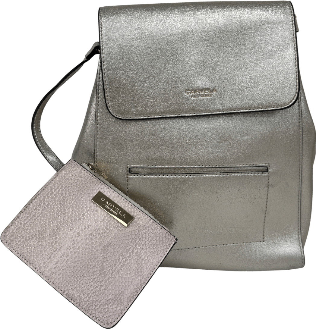 Carvela Metallic Gold Backpack - Reliked