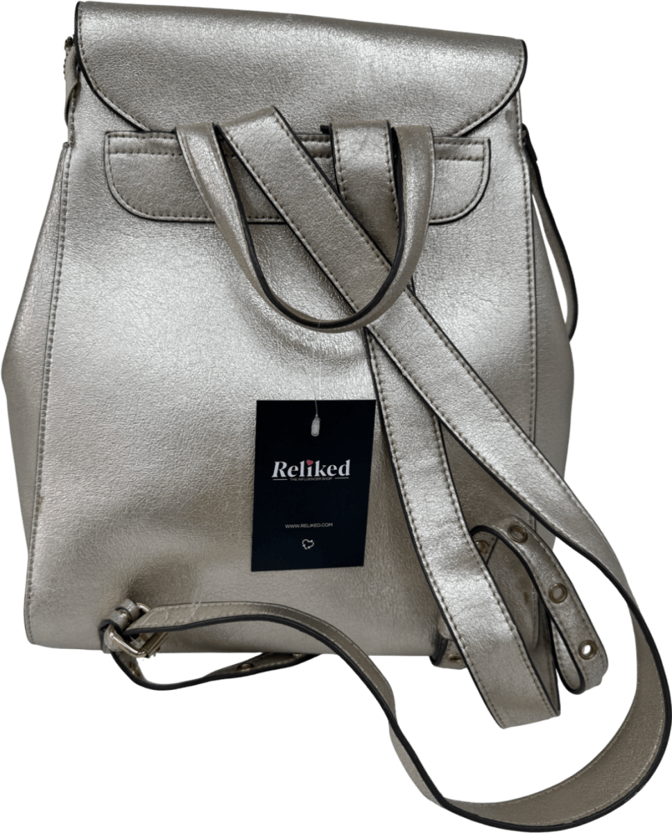 Carvela Metallic Gold Backpack - Reliked