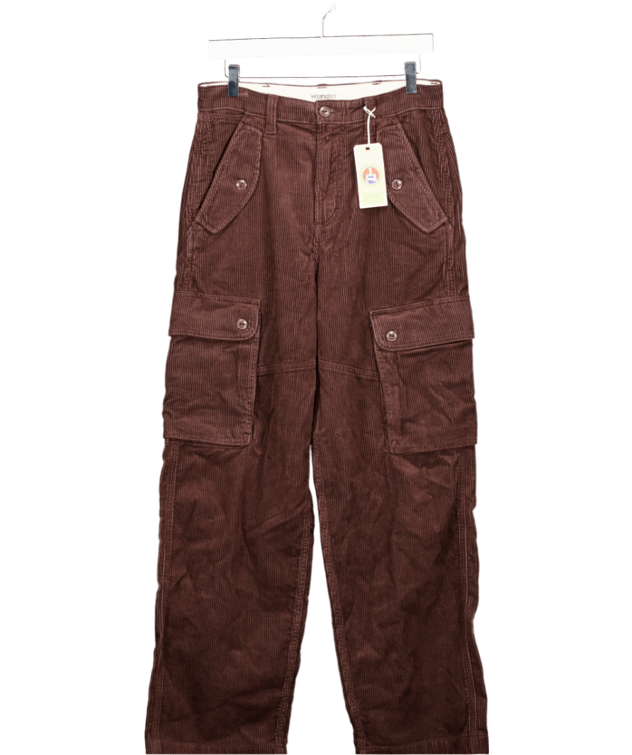 CASEY JONES Casey Jones Loose Cargo Trousers In Brown Cord L32 W28 - Reliked