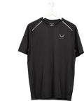 castore Black Apex Aeromesh T-shirt UK M - Reliked