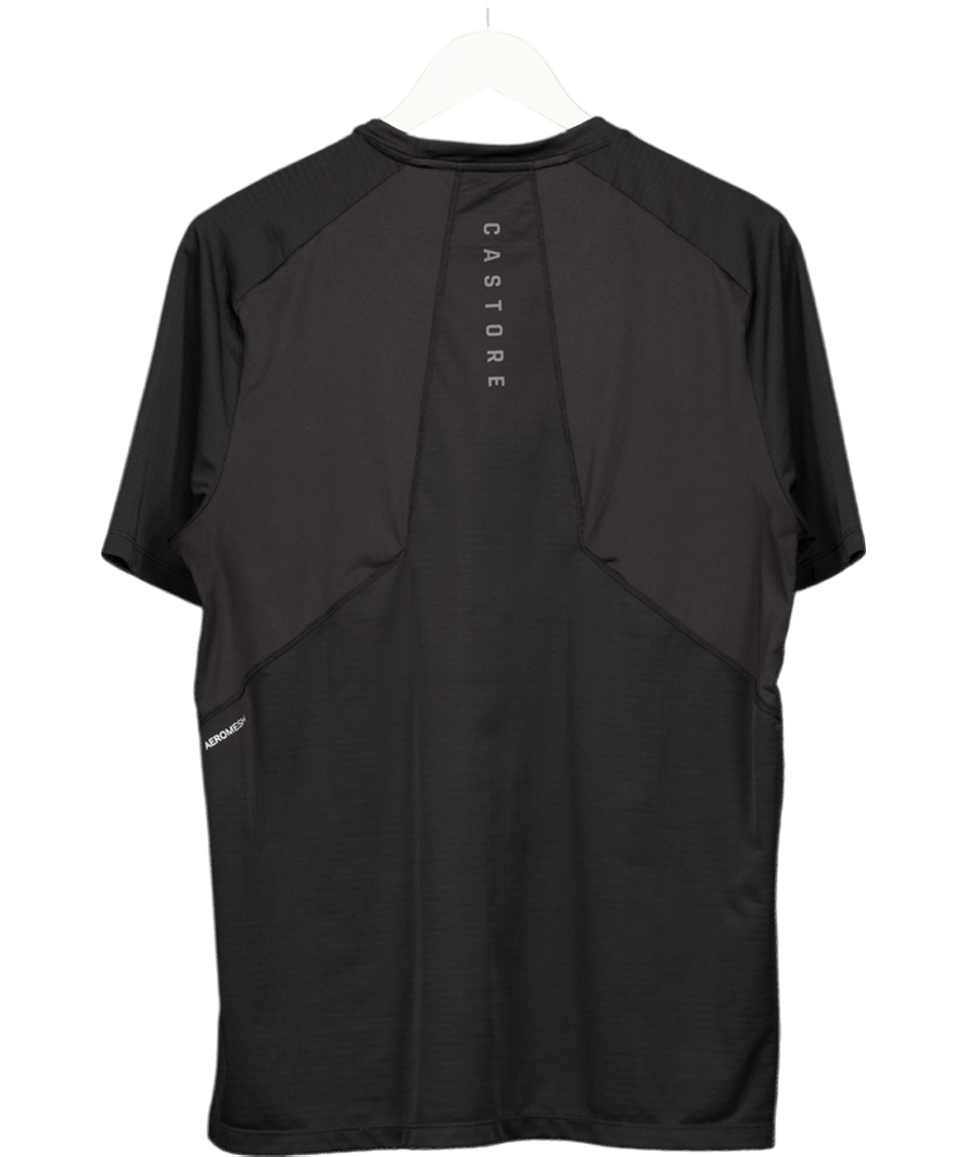 castore Black Apex Aeromesh T-shirt UK M - Reliked