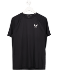 castore Black Mens Performance Tee - Caviar UK M - Reliked