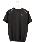 castore Black Sportswear Metatek Short Sleeve T Shirt UK M - Reliked