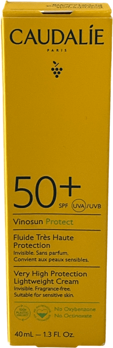 Caudalie Vinosun Protect Very High Protection Lightweight Cream Spf 50+ 40ml - Reliked