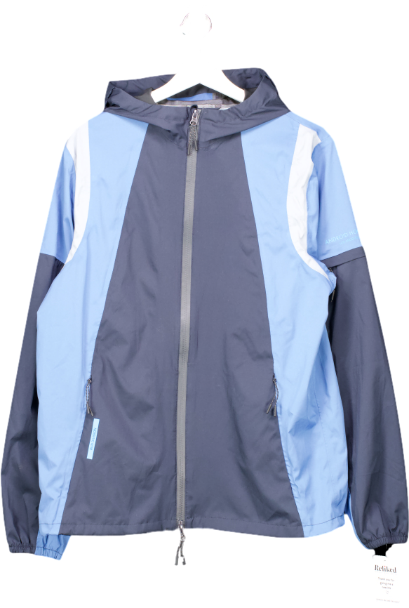 Android Homme Blue Gerês Rain Protect Windbreaker UK M
