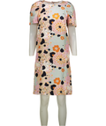 SEE BY CHLOE Multicoloured Silk Graphic Print Mini Dress UK 8