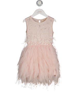 Tutu Du Monde Pink Smocked Lace Dress 4 Years