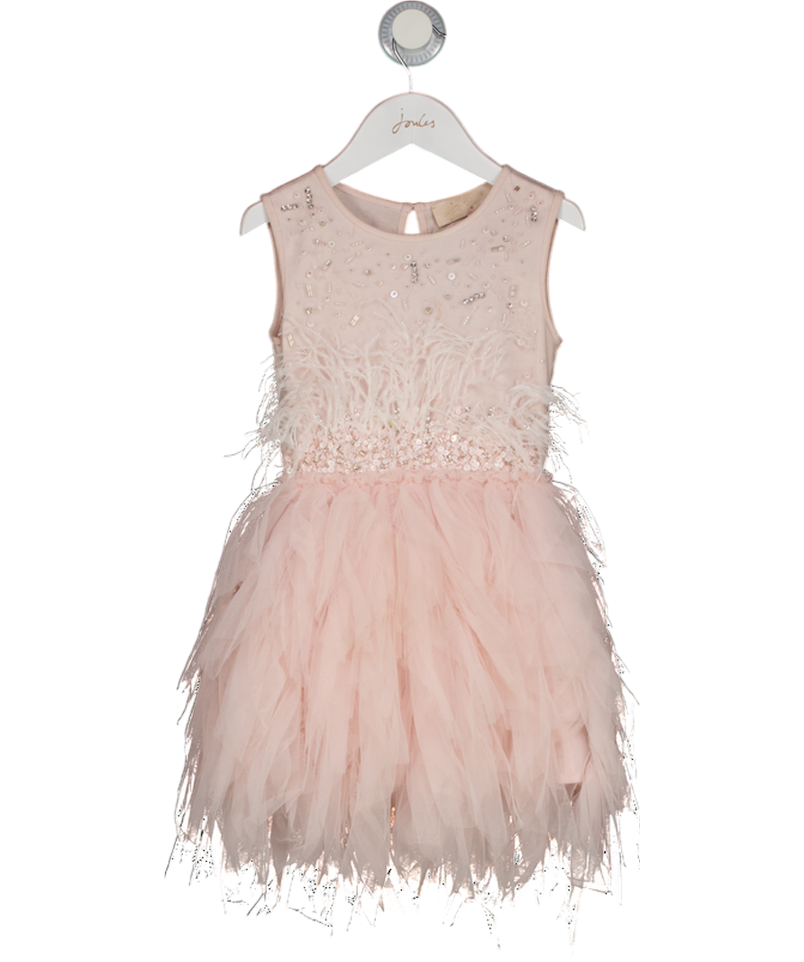 Tutu Du Monde Pink Smocked Lace Dress 4 Years