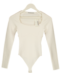 Abercrombie & Fitch Cream Knitted Corset Style Bodysuit UK XS