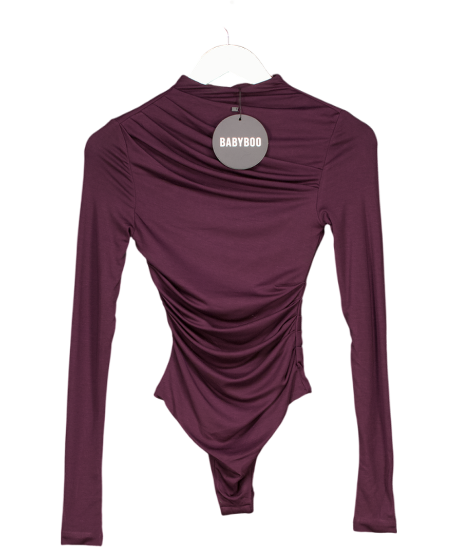 Babyboo Purple Pearson Bodysuit - Plum Brown UK XS