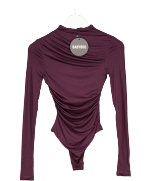 Babyboo Purple Pearson Bodysuit - Plum Brown UK XS