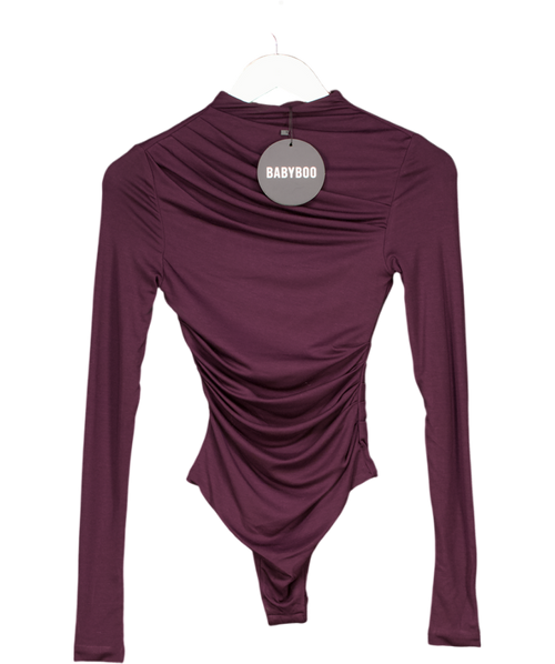 Babyboo Purple Pearson Bodysuit - Plum Brown UK XS