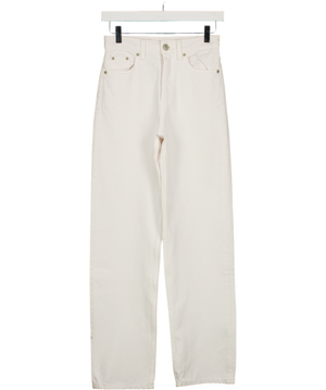 ZARA White High Waisted Jeans UK 6
